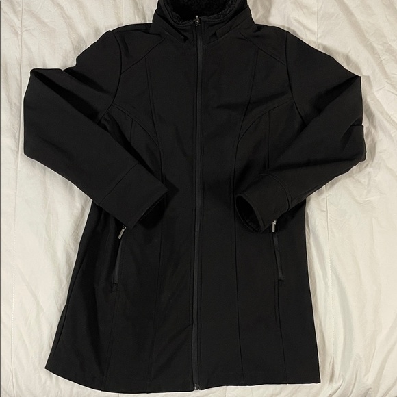 Weatherproof Jackets & Blazers - Weatherproof Women's Black Zip Trench Coat
